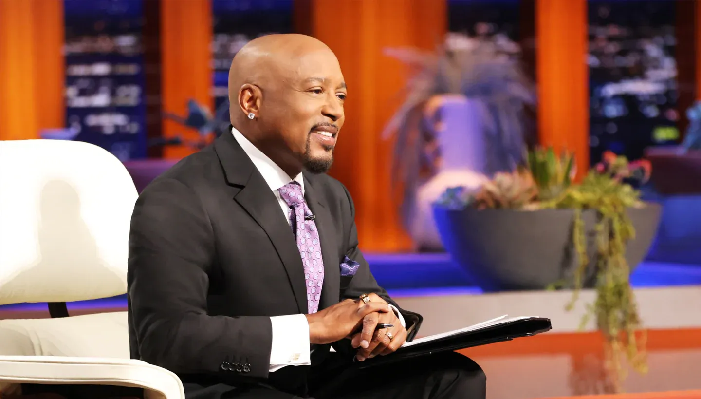 Daymond John Shark Tank Dinner with a shark