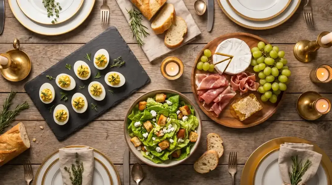 Casual evening in private chef family style dinner party in Las Vegas