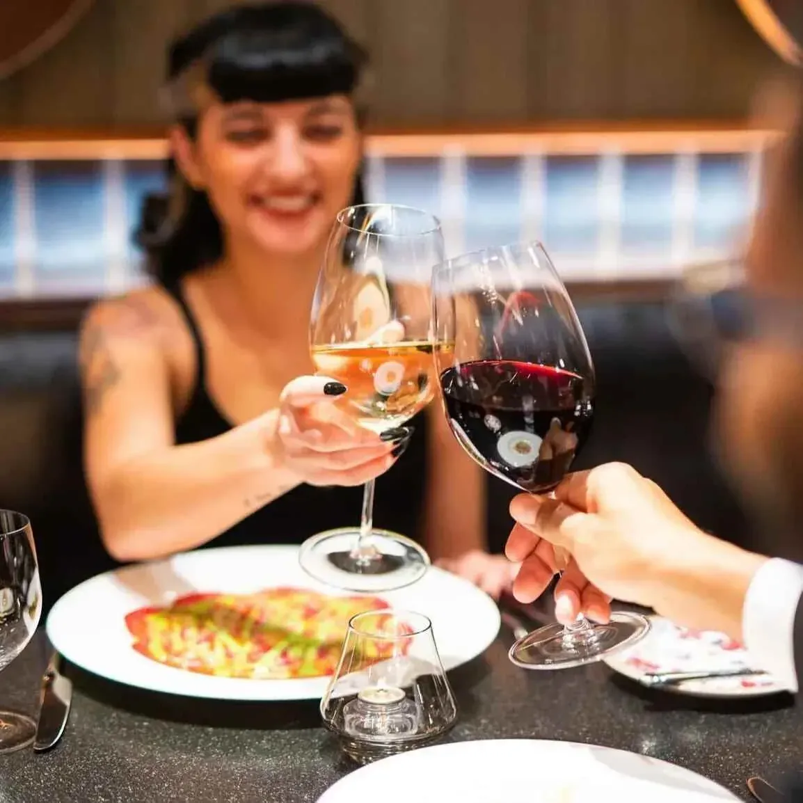 Date night fine dining course plated by a private chef in Las Vegas