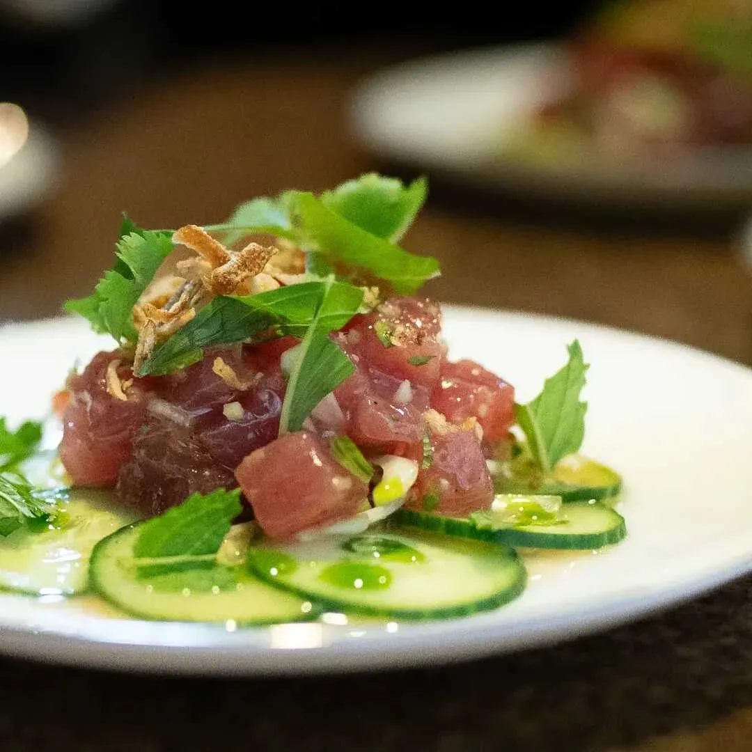 Michelin-style date night course plated by a Las Vegas private chef