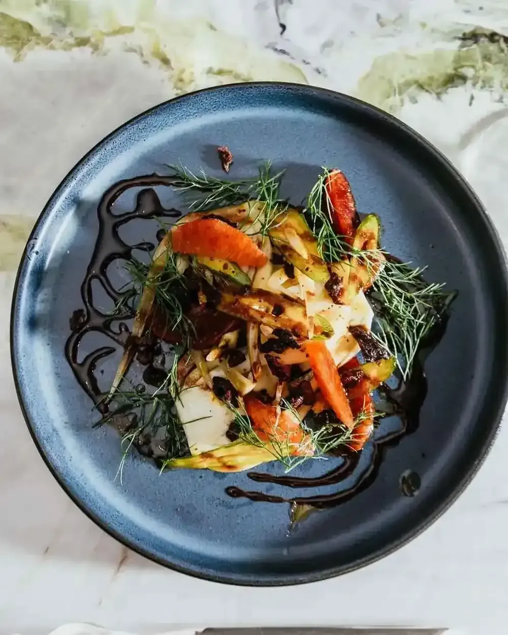 Grilled vegetable salad prepared by a private chef in Las Vegas