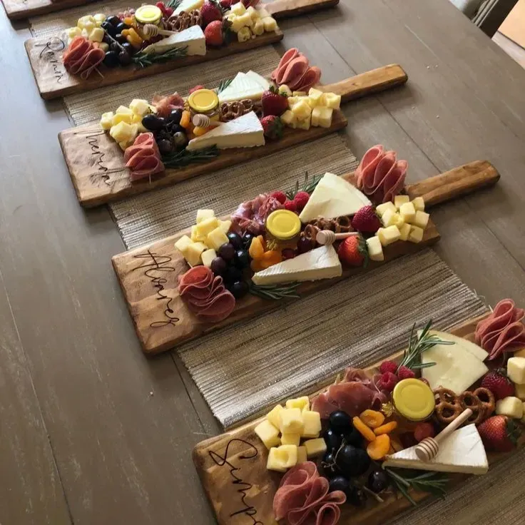 Premium grazing table with charcuterie styled by a private chef in Las Vegas